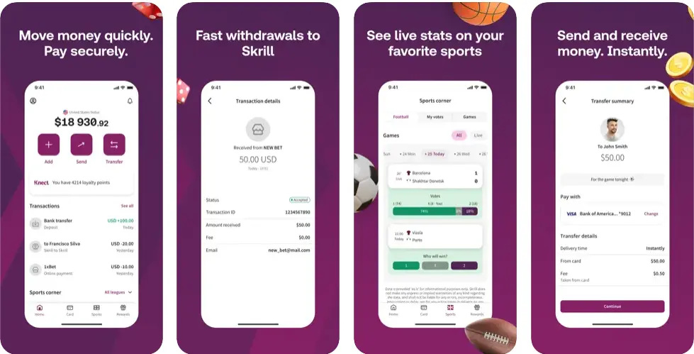 Skrill eWallet App